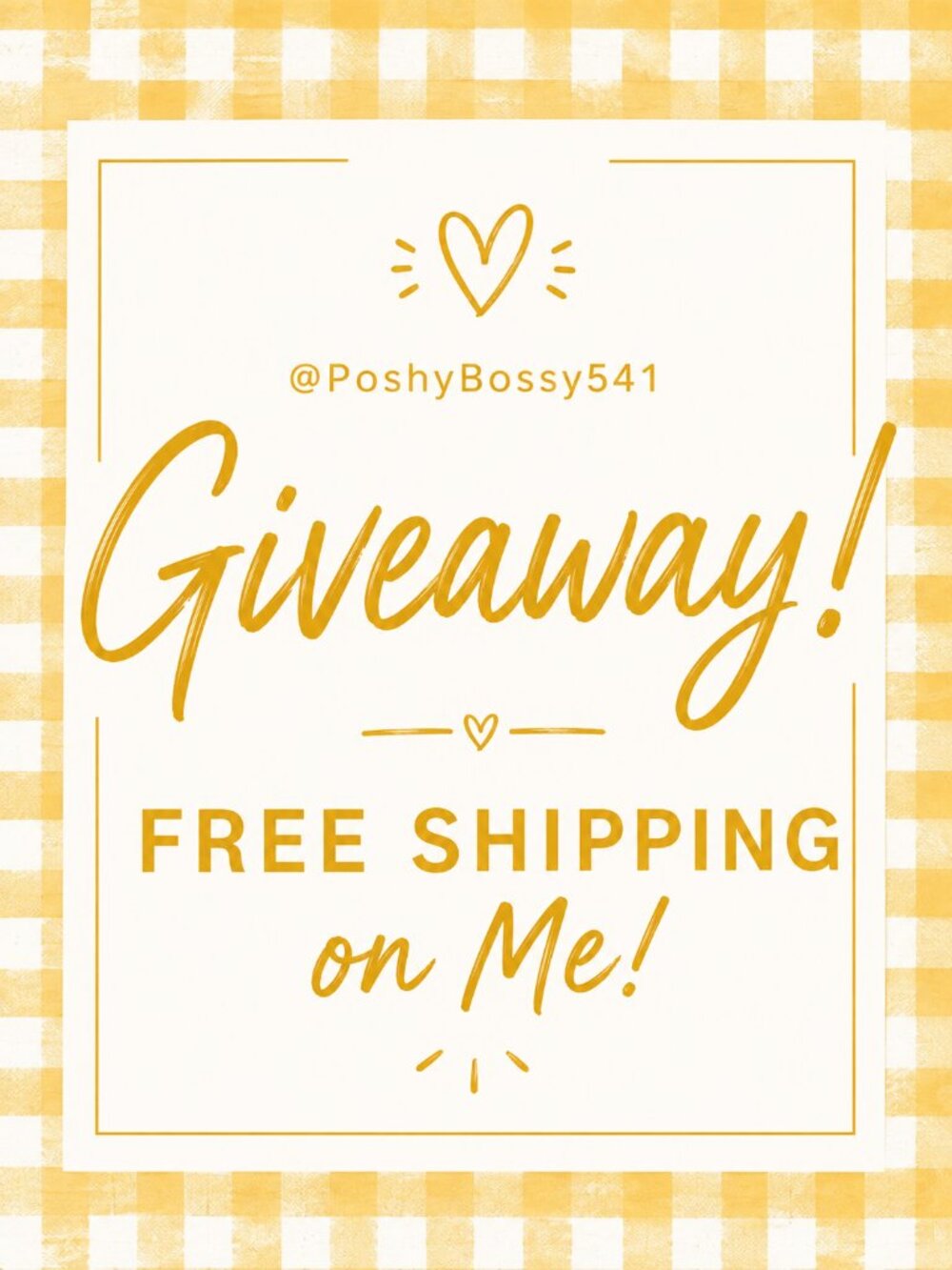 Givvy!! Free Shipping on Me!